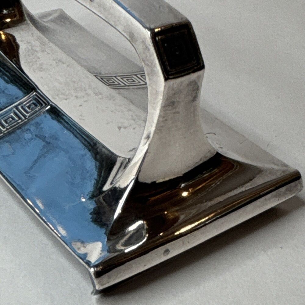 Antique WMF Silver Plated Brass Rocker Ink Blotter Germany c.1905 Art Nouveau - Picture 14 of 16